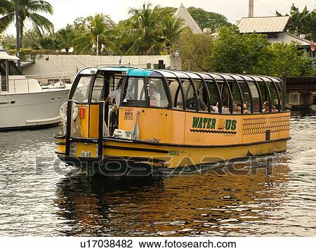 Fort Lauderdale, FL, Florida, New River, Water Bus View Large Photo Image Stock Image - Fort Lauderdale, FL, Florida, New River, Water Bus. Fotosearch