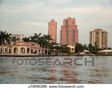 Fort Lauderdale, FL, Florida, New River, Intracoastal Waterway View Large Photo Image Stock Photography - Fort Lauderdale, FL, Florida, New River, Intracoastal Waterway. Fotosearch