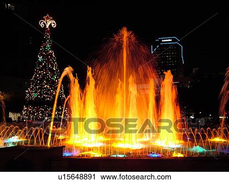 Fort Lauderdale, FL, Florida, downtown, Bubier Park, Musical Fountain, evening View Large Photo Image Stock Image - Fort Lauderdale, FL, Florida, downtown, Bubier Park, Musical Fountain, evening. Fotosearch