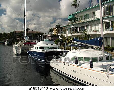 Fort Lauderdale, FL, Florida, intracoastal waterway, yachts View Large Photo Image Stock Photograph - Fort Lauderdale, FL, Florida, intracoastal waterway, yachts. Fotosearch
