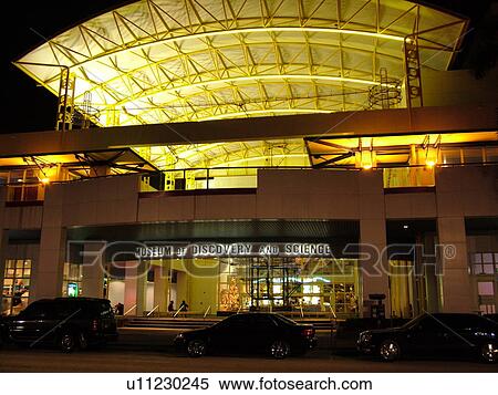 Fort Lauderdale, FL, Florida, downtown, Museum of Discovery and Science, Blockbuster IMAX Theater, evening View Large Photo Image Stock Photography - Fort Lauderdale, FL, Florida, downtown, Museum of Discovery and Science, Blockbuster IMAX Theater, evening. Fotosearch