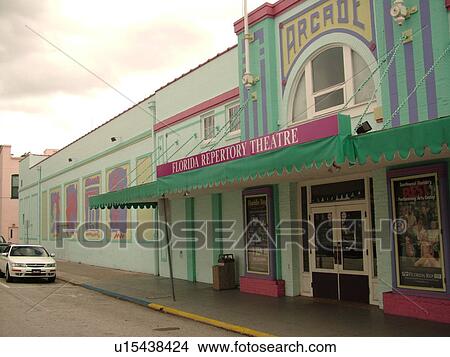 Fort Myers, FL, Florida, downtown, Arcade, Florida Repertory Theatre View Large Photo Image Picture -  Fort Myers, FL, Florida, downtown, Arcade, Florida Repertory Theatre. Fotosearch