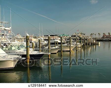 Stock Image -  Fort Pierce, FL, Florida, Indian River, Fort Pierce Marina, Intracoastal Waterway. Fotosearch