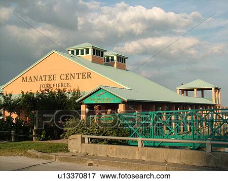 Stock Photo -  Fort Pierce, FL, Florida, Indian River, Manatee Center, Intracoastal Waterway. Fotosearch