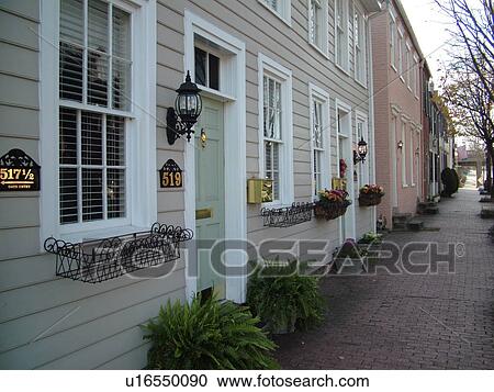 Fredericksburg, VA, Virginia, Historic Downtown, Caroline Street View Large Photo Image Stock Image - Fredericksburg, VA, Virginia, Historic Downtown, Caroline Street. Fotosearch