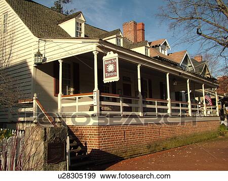 Fredericksburg, VA, Virginia, Historic Downtown, Caroline Street, Rising Sun Tavern View Large Photo Image Stock Photo - Fredericksburg, VA, Virginia, Historic Downtown, Caroline Street, Rising Sun Tavern. Fotosearch