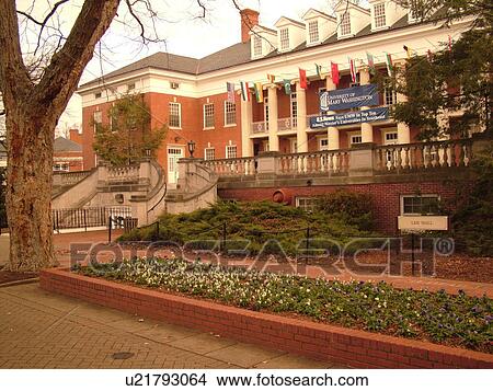 Picture -  Fredericksburg, VA, Virginia, Mary Washington College, University of Mary Washington, Lee Hall. Fotosearch