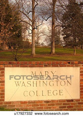 Fredericksburg, VA, Virginia, Mary Washington College, University of Mary Washington, entrance sign View Large Photo Image Stock Image - Fredericksburg, VA, Virginia, Mary Washington College, University of Mary Washington, entrance sign. Fotosearch