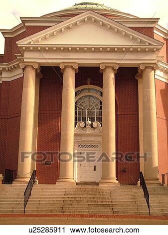 Stock Image -  Fredericksburg, VA, Virginia, Mary Washington College, University of Mary Washington, Trinkle Hall. Fotosearch