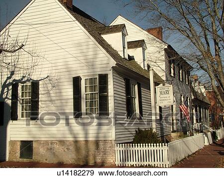 Stock Photo -  Fredericksburg, VA, Virginia, Mary Washington House ca. 1772, mother of George Washington. Fotosearch