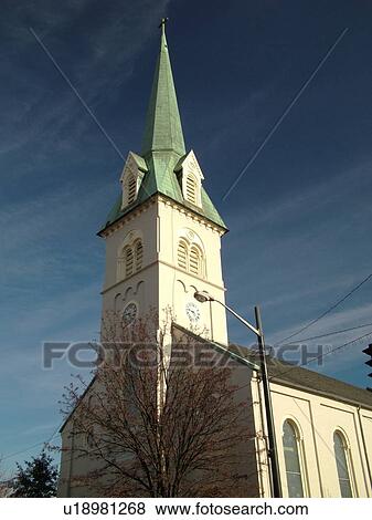 Stock Photo -  Fredericksburg, VA, Virginia, St. George's Episcopal Church ca. 1848. Fotosearch