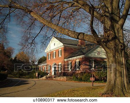 Stock Photo -  Fredericksburg, VA, Virginia, Fredericksburg Battlefield Visitor Center, Fredericksburg and Spotsylvania County National Military Park. Fotosearch