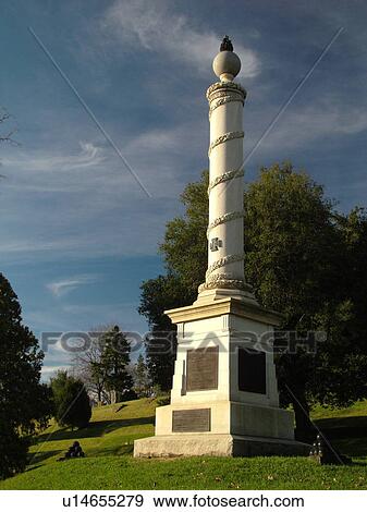Stock Photo -  Fredericksburg, VA, Virginia, Fredericksburg and Spotsylvania County National Military Park, cemetery. Fotosearch