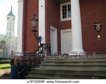 Fredericksburg, VA, Virginia, Presbyterian Church, Princess Anne Street View Large Photo Image Stock Photo - Fredericksburg, VA, Virginia, Presbyterian Church, Princess Anne Street. Fotosearch