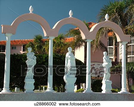 Stock Image -  Highland Beach, FL, Florida, The San Remo Club. Fotosearch