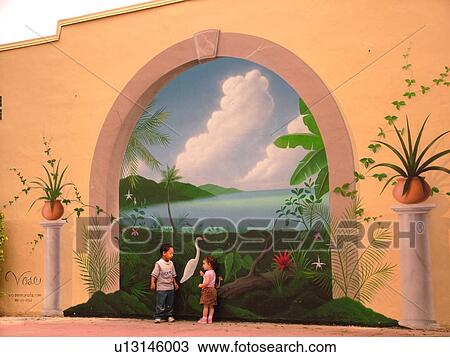 Hollywood, FL, Florida, downtown, Anniversary Park, wall mural View Large Photo Image Stock Image - Hollywood, FL, Florida, downtown, Anniversary Park, wall mural. Fotosearch