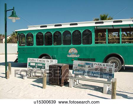 Holmes Beach, FL, Florida, Anna Maria Key, Manatee Trolley Bus, Manatee County Area Transit View Large Photo Image Stock Photo - Holmes Beach, FL, Florida, Anna Maria Key, Manatee Trolley Bus, Manatee County Area Transit. Fotosearch