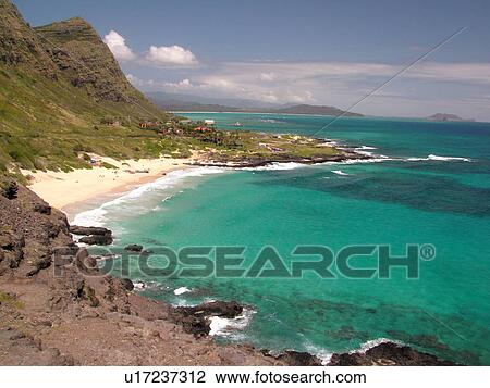 Honolulu, Oahu, HI, Hawaii, Windward O'ahu, Makapuu Beach Park, Kalanianaole Highway, scenic coastline View Large Photo Image Stock Image - Honolulu, Oahu, HI, Hawaii, Windward O'ahu, Makapuu Beach Park, Kalanianaole Highway, scenic coastline. Fotosearch