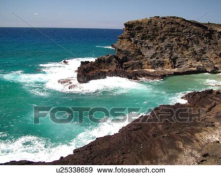 Honolulu, Oahu, HI, Hawaii, Windward O'ahu, Koko Head Regional Park, Kalanianaole Highway, scenic coastline View Large Photo Image Stock Photo -  Honolulu, Oahu, HI, Hawaii, Windward O'ahu, Koko Head Regional Park, Kalanianaole Highway, scenic coastline. Fotosearch