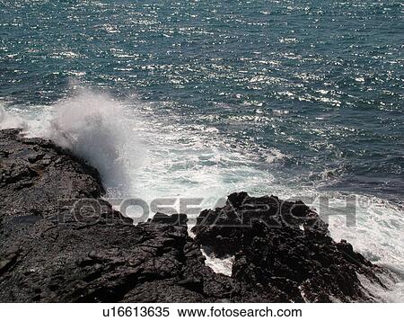 Honolulu, Oahu, HI, Hawaii, Windward O'ahu, Koko Head Regional Park, Kalanianaole Highway, scenic coastline, waves View Large Photo Image Stock Photography - Honolulu, Oahu, HI, Hawaii, Windward O'ahu, Koko Head Regional Park, Kalanianaole Highway, scenic coastline, waves. Fotosearch