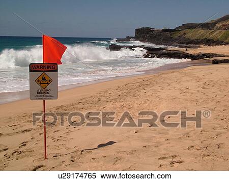 Honolulu, Oahu, HI, Hawaii, Windward O'ahu, Koko Head Regional Park, Sandy Beach Park, Kalanianaole Highway, warning sign, swimming beach View Large Photo Image Stock Photography - Honolulu, Oahu, HI, Hawaii, Windward O'ahu, Koko Head Regional Park, Sandy Beach Park, Kalanianaole Highway, warning sign, swimming beach. Fotosearch