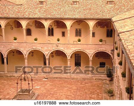 Italy, Assisi, Umbria, Europe, Basilica di San Francesco (Basilica of St. Francis of Assisi) and the Sacro Convento in the medieval hill town of Assisi. View Large Photo Image Stock Photo - Italy, Assisi, Umbria, Europe, Basilica di San Francesco (Basilica of St. Francis of Assisi) and the Sacro Convento in the medieval hill town of Assisi.. Fotosearch