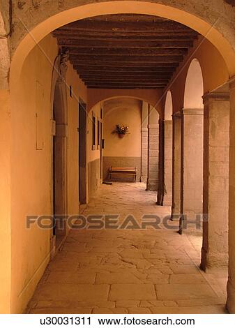 Italy, Tuscany, Poppi, Toscana, Europe, Arcades line the main street of downtown Poppi in the Casentino hill region. View Large Photo Image Stock Image - Italy, Tuscany, Poppi, Toscana, Europe, Arcades line the main street of downtown Poppi in the Casentino hill region.. Fotosearch