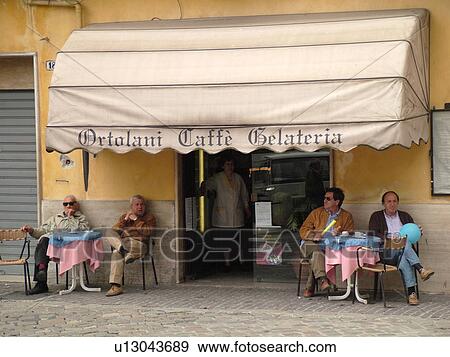 Italy, Umbria, Narni, Europe, Italian men sitting at an outdoor cafT in Piazza Garibaldi in the medieval town of Narni. View Large Photo Image Stock Photo - Italy, Umbria, Narni, Europe, Italian men sitting at an outdoor cafT in Piazza Garibaldi in the medieval town of Narni.. Fotosearch
