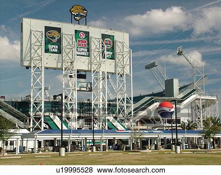 Stock Photo -  Jacksonville, FL, Florida, Alltel Stadium. Fotosearch