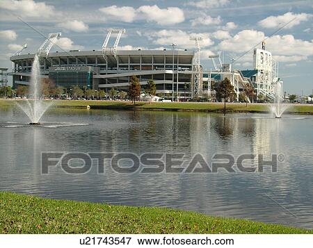 Stock Photo -  Jacksonville, FL, Florida, Alltel Stadium. Fotosearch