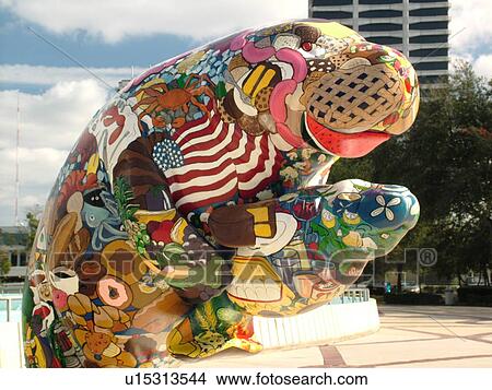 Jacksonville, FL, Florida, Sea-Lection Manatee fiberglass statue at Riverwalk, The Manatees of Jacksonville in South Jacksonville View Large Photo Image Picture - Jacksonville, FL, Florida, Sea-Lection Manatee fiberglass statue at Riverwalk, The Manatees of Jacksonville in South Jacksonville. Fotosearch