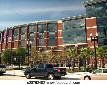 Stock Image -  Jacksonville, FL, Florida, Jacksonville Veterans Memorial Arena. Fotosearch