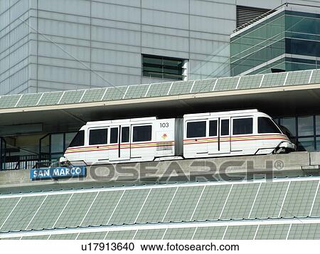 Jacksonville, FL, Florida, The Skyway Express, monorail system, San Marco Station in South Jacksonville View Large Photo Image Stock Image - Jacksonville, FL, Florida, The Skyway Express, monorail system, San Marco Station in South Jacksonville. Fotosearch