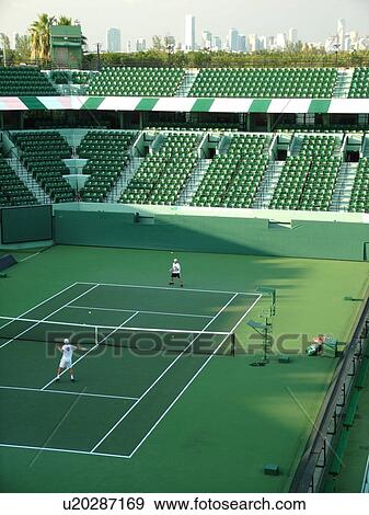 Key Biscayne, Miami, FL, International Tennis Center View Large Photo Image Stock Photo - Key Biscayne, Miami, FL, International Tennis Center. Fotosearch