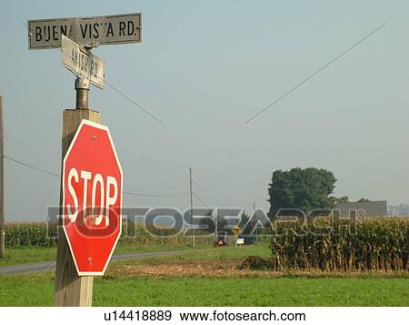 Lancaster County, PA, Pennsylvania, Amish, street signs, stop sign View Large Photo Image Stock Photo - Lancaster County, PA, Pennsylvania, Amish, street signs, stop sign. Fotosearch