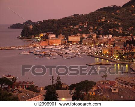 Liguria, Italy, Santa Margherita Ligure, Riviera di Levante, Ligurian Riviera, Europe, Scenic view of the resort town of Santa Margherita Ligure on the Gulf of Tigullio (Gulfo di Tigullo) in the evening along the Ligurian Sea on the Ligurian Riviera. View Large Photo Image Stock Image - Liguria, Italy, Santa Margherita Ligure, Riviera di Levante, Ligurian Riviera, Europe, Scenic view of the resort town of Santa Margherita Ligure on the Gulf of Tigullio (Gulfo di Tigullo) in the evening along the Ligurian Sea on the Ligurian Riviera.. Fotosearch