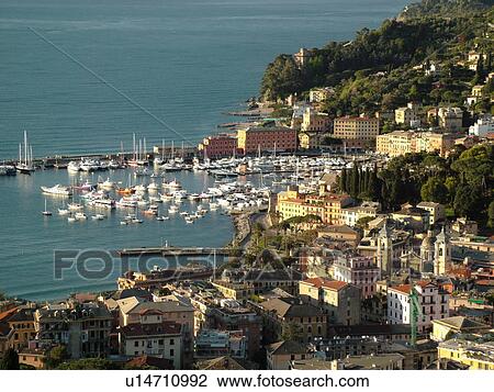 Liguria, Italy, Santa Margherita Ligure, Riviera di Levante, Ligurian Riviera, Europe, Scenic view of the resort town of Santa Margherita Ligure on the Gulf of Tigullio (Gulfo di Tigullo) along the Ligurian Sea on the Ligurian Riviera. View Large Photo Image Stock Image - Liguria, Italy, Santa Margherita Ligure, Riviera di Levante, Ligurian Riviera, Europe, Scenic view of the resort town of Santa Margherita Ligure on the Gulf of Tigullio (Gulfo di Tigullo) along the Ligurian Sea on the Ligurian Riviera.. Fotosearch