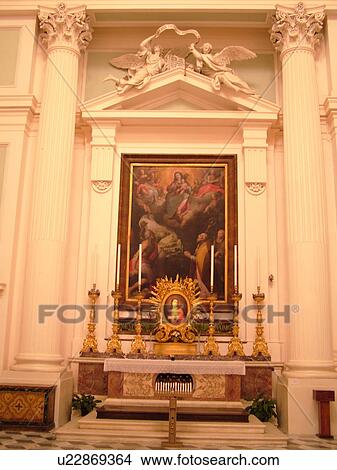 Marche, Italy, Urbino, Europe, Interior of the Basilica Metropolitana in the medieval town of Urbino. View Large Photo Image Picture - Marche, Italy, Urbino, Europe, Interior of the Basilica Metropolitana in the medieval town of Urbino.. Fotosearch