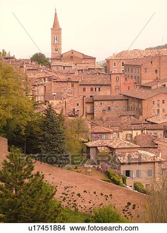 Marche, Italy, Urbino, Europe, Scenic view of the medieval hill town of Urbino. View Large Photo Image Picture - Marche, Italy, Urbino, Europe, Scenic view of the medieval hill town of Urbino.. Fotosearch