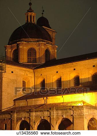Marche, Italy, Urbino, Europe, Basilica Metropolitana in the medieval town of Urbino in the evening. View Large Photo Image Stock Image - Marche, Italy, Urbino, Europe, Basilica Metropolitana in the medieval town of Urbino in the evening.. Fotosearch