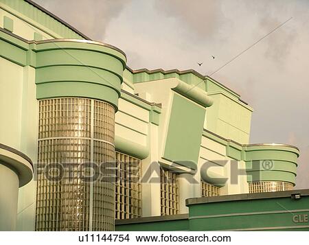 Miami Beach, South Beach, FL, Florida, American Riviera, Ocean Drive, Jackie Gleason Theater of the Performing Arts View Large Photo Image Picture - Miami Beach, South Beach, FL, Florida, American Riviera, Ocean Drive, Jackie Gleason Theater of the Performing Arts. Fotosearch