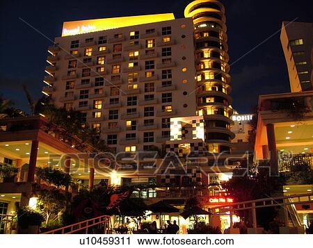 Miami Beach, South Beach, FL, Florida, Ocean Drive, American Riviera, Art Deco District, buildings, evening View Large Photo Image Stock Image - Miami Beach, South Beach, FL, Florida, Ocean Drive, American Riviera, Art Deco District, buildings, evening. Fotosearch