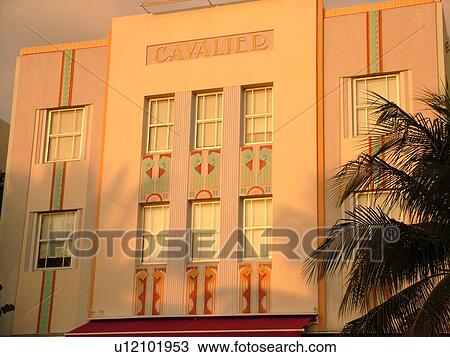 Miami Beach, South Beach, FL, Florida, Ocean Drive, American Riviera, Art Deco District, Cavalier View Large Photo Image Stock Image - Miami Beach, South Beach, FL, Florida, Ocean Drive, American Riviera, Art Deco District, Cavalier. Fotosearch