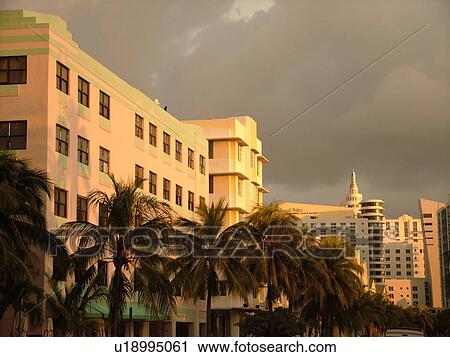 Miami Beach, South Beach, FL, Florida, Ocean Drive, American Riviera, Art Deco District, buildings View Large Photo Image Stock Image - Miami Beach, South Beach, FL, Florida, Ocean Drive, American Riviera, Art Deco District, buildings. Fotosearch