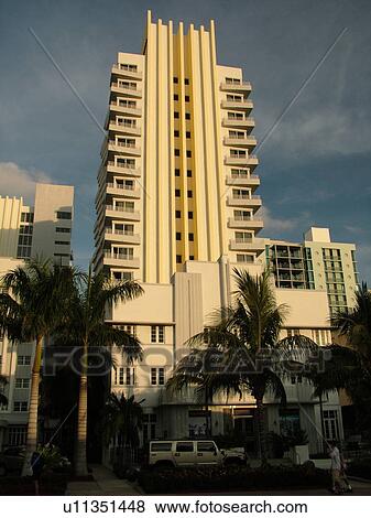 Miami Beach, South Beach, FL, Florida, Collins Avenue, American Riviera, Art Deco District, buildings View Large Photo Image Stock Photo - Miami Beach, South Beach, FL, Florida, Collins Avenue, American Riviera, Art Deco District, buildings. Fotosearch