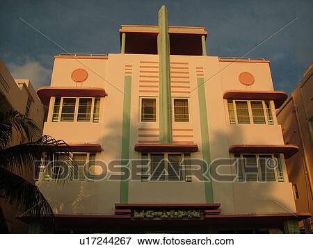 Miami Beach, South Beach, FL, Florida, Ocean Drive, American Riviera, Art Deco District, McAlpie View Large Photo Image Stock Photo - Miami Beach, South Beach, FL, Florida, Ocean Drive, American Riviera, Art Deco District, McAlpie. Fotosearch