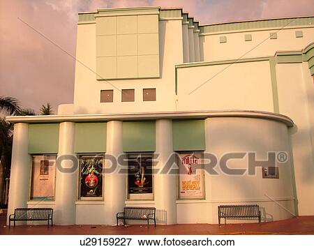 Miami Beach, South Beach, FL, Florida, American Riviera, Ocean Drive, Jackie Gleason Theater of the Performing Arts View Large Photo Image Stock Photo - Miami Beach, South Beach, FL, Florida, American Riviera, Ocean Drive, Jackie Gleason Theater of the Performing Arts. Fotosearch