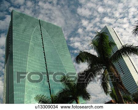 Miami, FL, Florida, downtown, Financial District, Brickell Avenue, high-rises, skyline View Large Photo Image Picture - Miami, FL, Florida, downtown, Financial District, Brickell Avenue, high-rises, skyline. Fotosearch