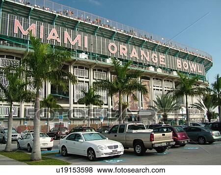 Miami, FL, Florida, Orange Bowl, stadium, University of Miami Hurricanes View Large Photo Image Stock Photo - Miami, FL, Florida, Orange Bowl, stadium, University of Miami Hurricanes. Fotosearch