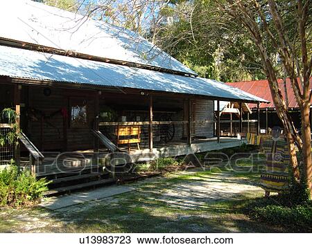 Stock Image -  Micanopy, FL, Florida, Micanopy Historical Society Museum. Fotosearch